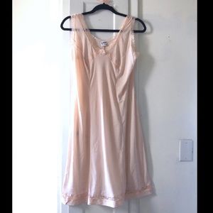 Vintage pale pink slip